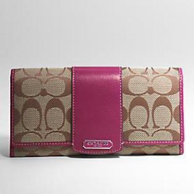 Coach Wallets - 43412 rose pink/apricot